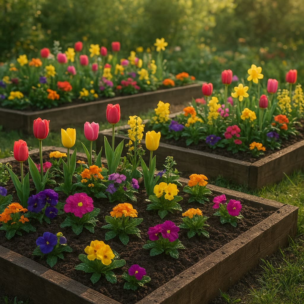 Saisonale Bepflanzung